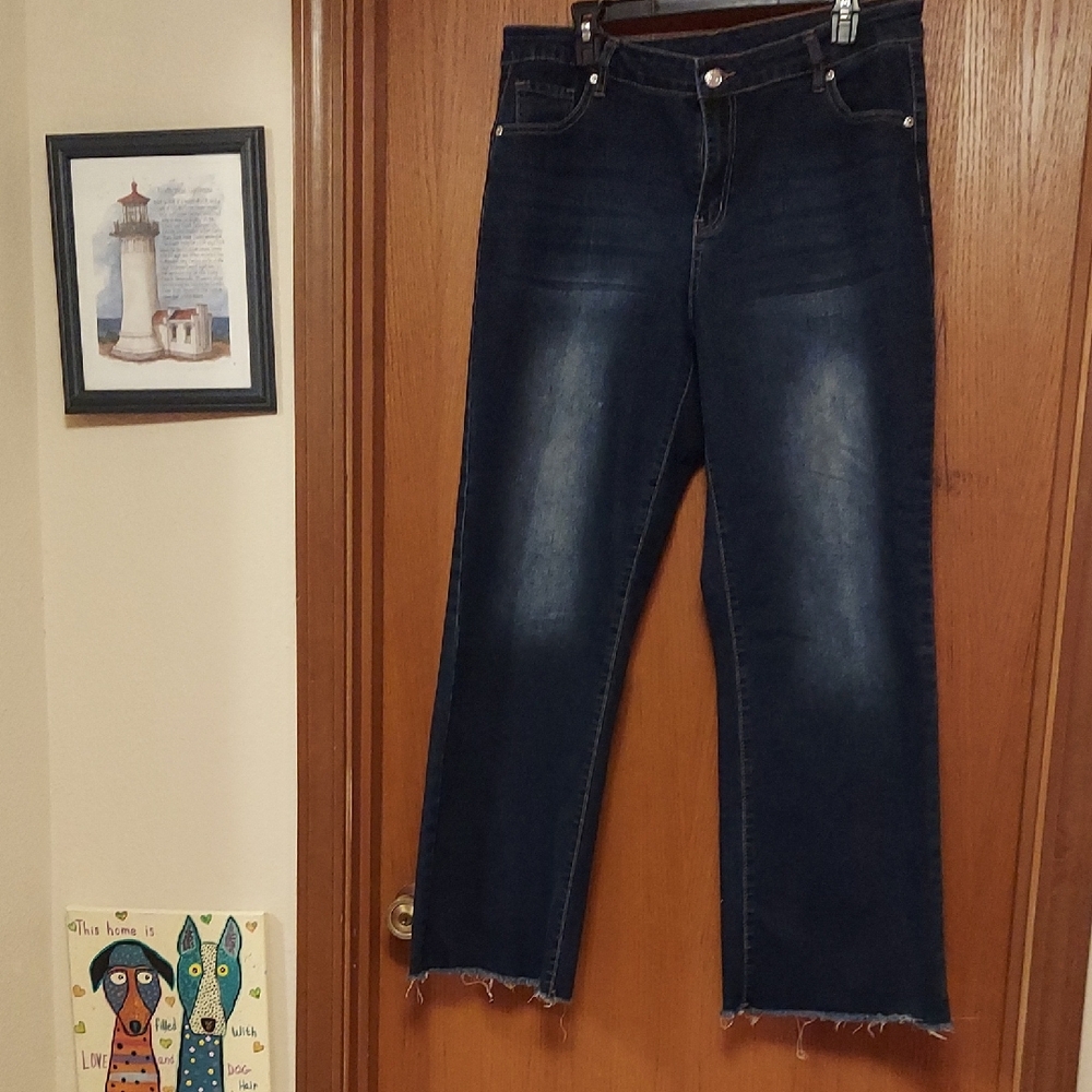 Ans Women's Dark Blue Jeans